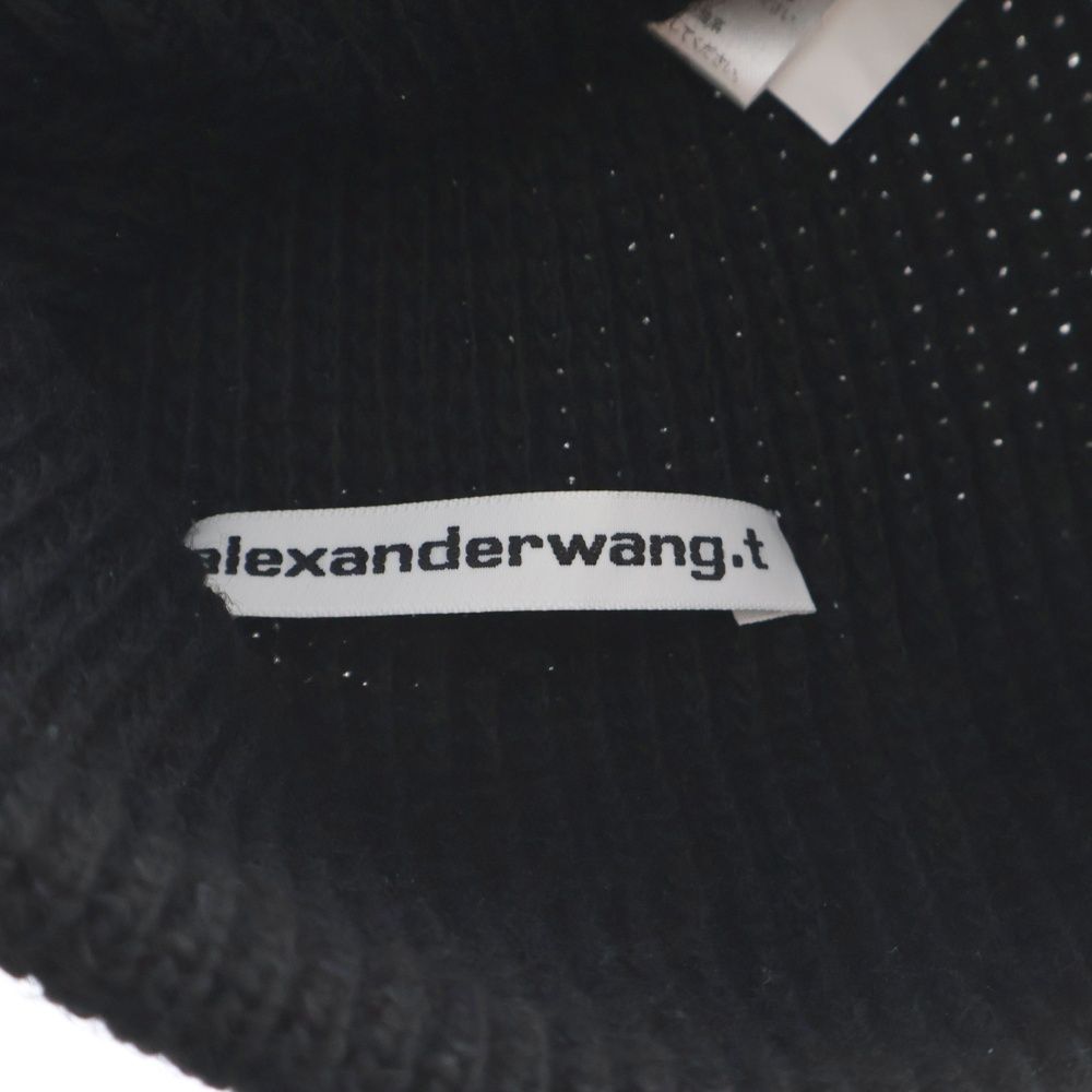 ALEXANDER WANG (アレキサンダーワン) DEBOSS BEANIE ロゴ刺繍 ALEXANDER WANG (アレキサンダーワン) DEBOSS BEANIE ロゴ刺繍