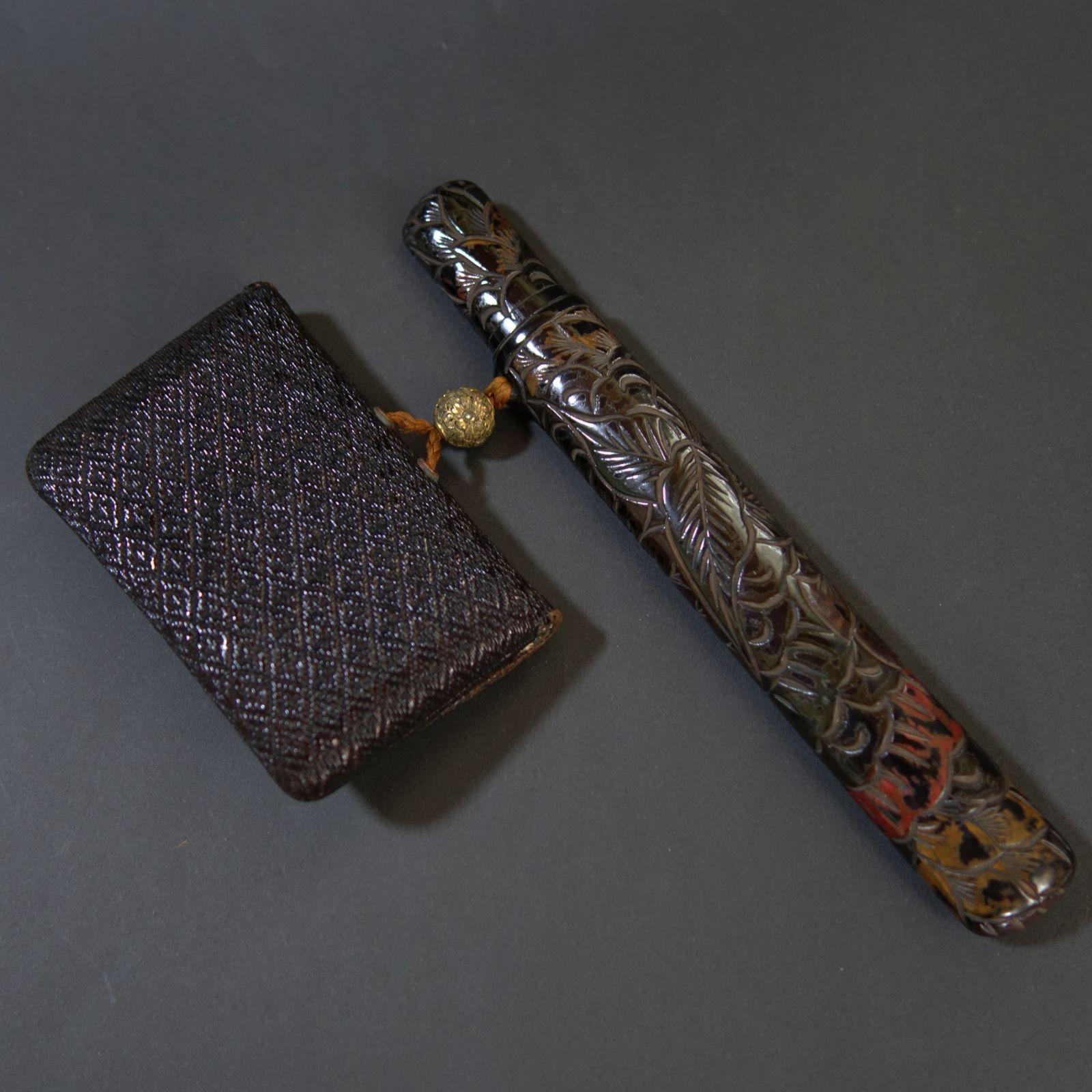 煙草入 漆器