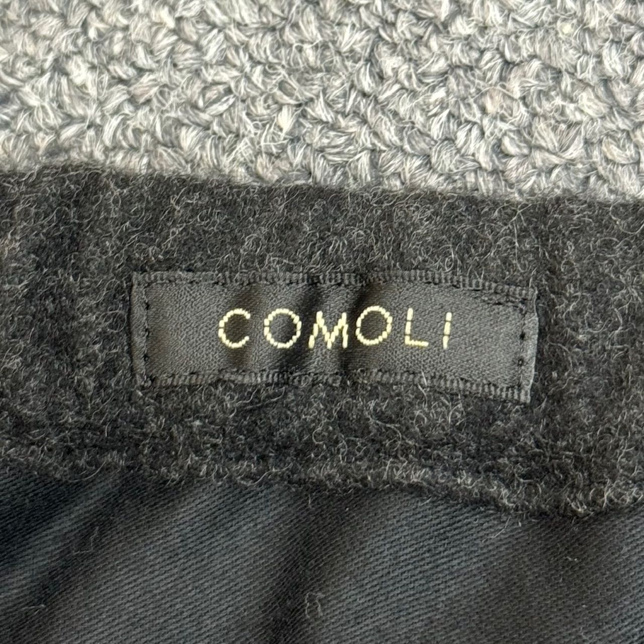 定価107800円 未使用 COMOLI 24AW カシミヤ ドローストリングパンツ 