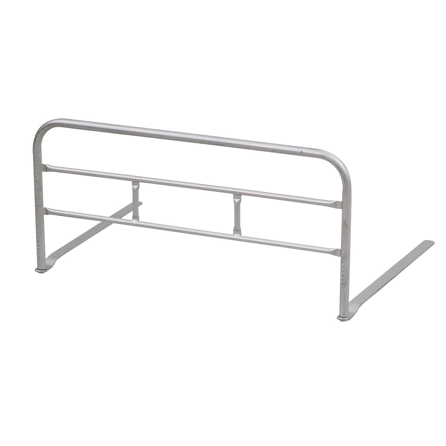 新着商品 シルバー 幅74×奥行50.5×高さ36cm YBG-75 SL スチール製 ベッドガード 山善