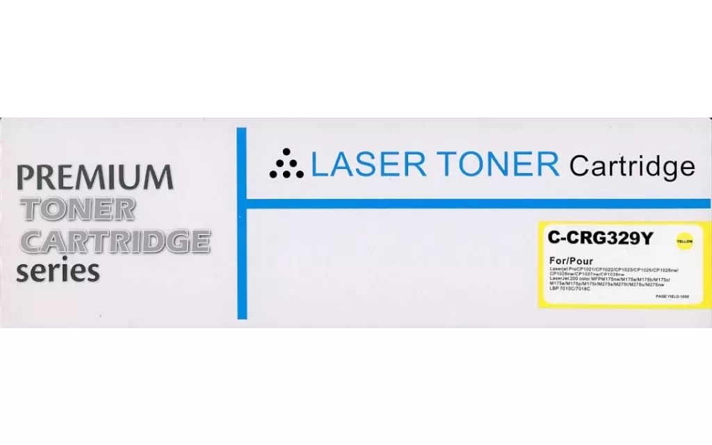 [Used] PC Hard CANON Compatible Toner Cartridge (Yellow) [C-CRG329Y]