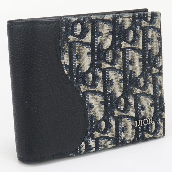 Dior ディオール 2つ折り ウォレット サドル 2ADBC306YKS H05E 二折財布/ディオールオブリーク【中古】 メンズ