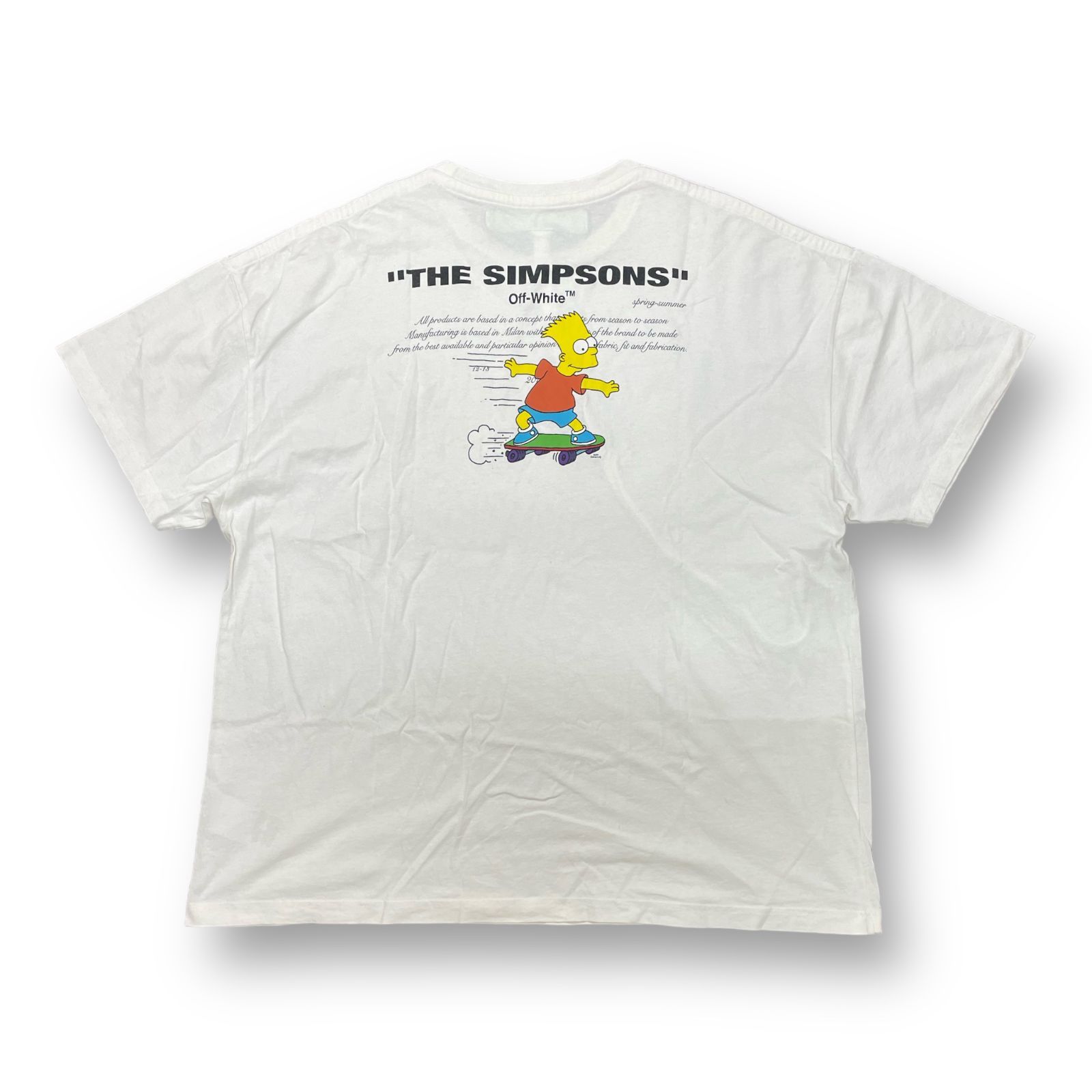 Off-White Bart Simpson オーバーサイズ Tシャツ - northoffice.com.br