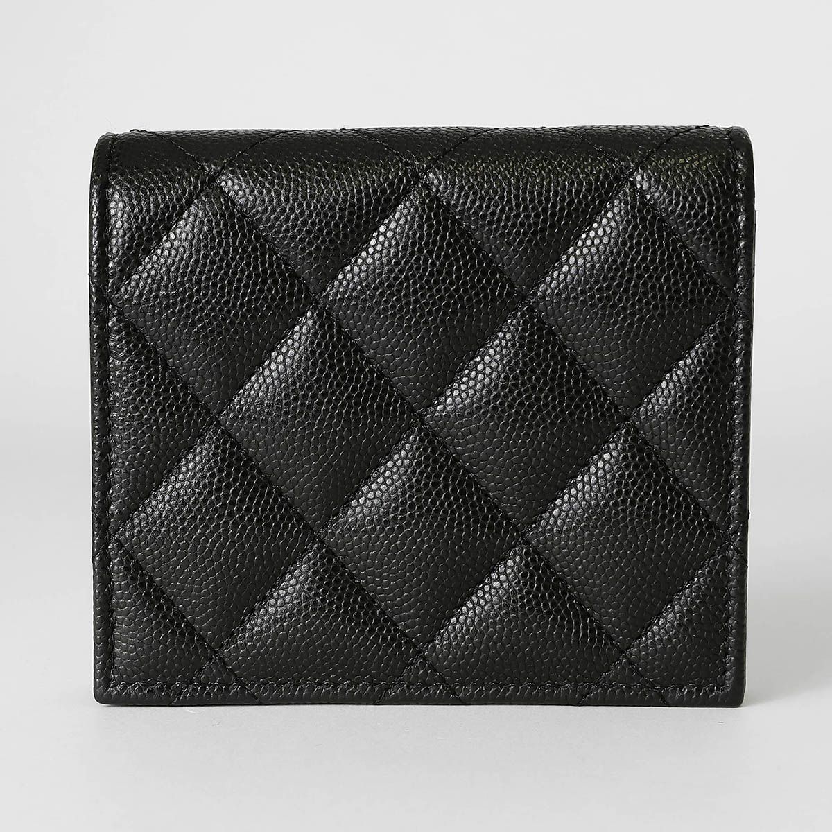 新品 シャネル CHANEL 2つ折り財布 SMALL WALLET ブラック - メルカリ 