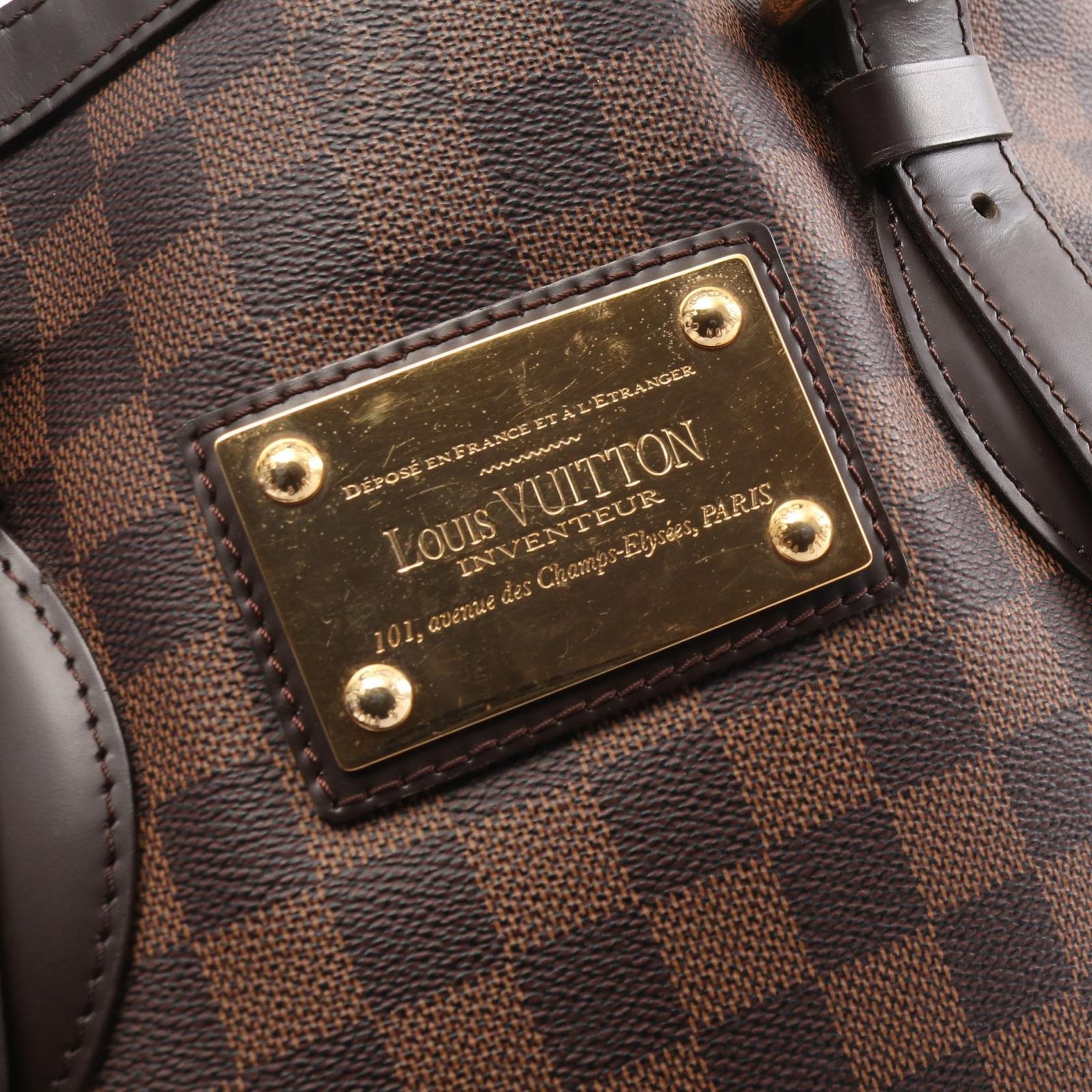 ルイヴィトン ハムステッドMM ダミエエベヌ ショルダーバッグ トート