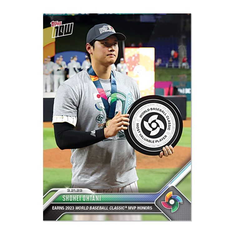 エンゼルスPSA10 大谷翔平 WBC Topps now トラウト MVP ドジャース