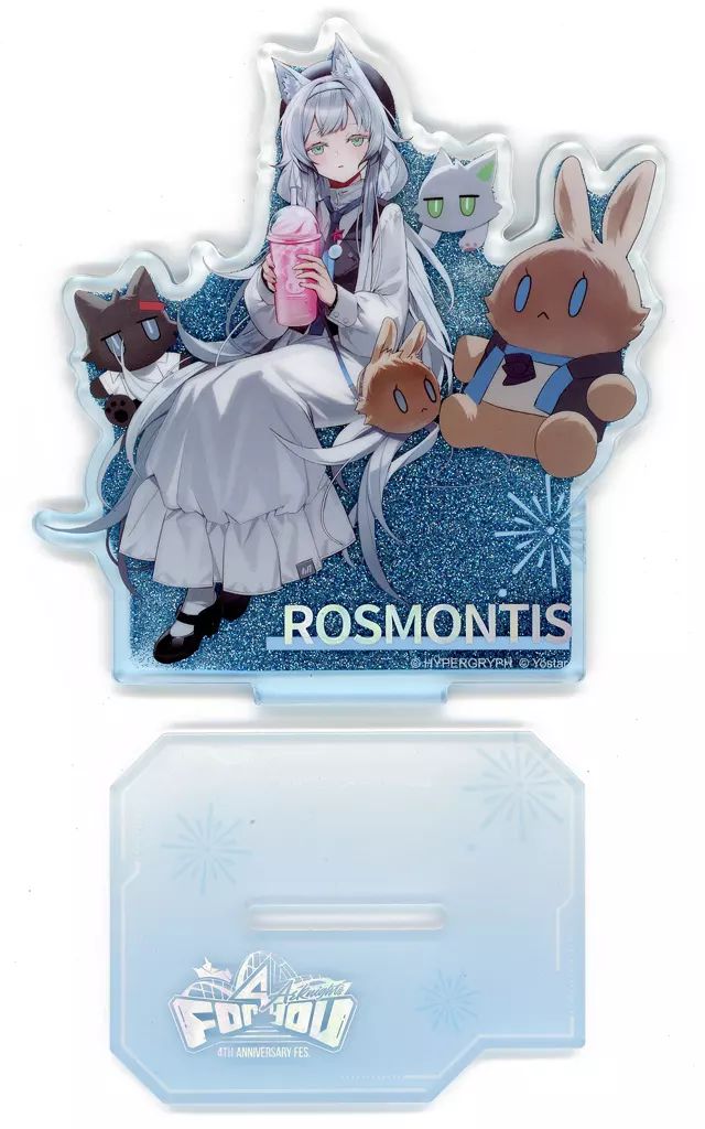 アークナイツフェス4th ロスモンティス グリッターアクスタ アクリルスタンド・アクリルパネル ロスモンティス ver. 4th
