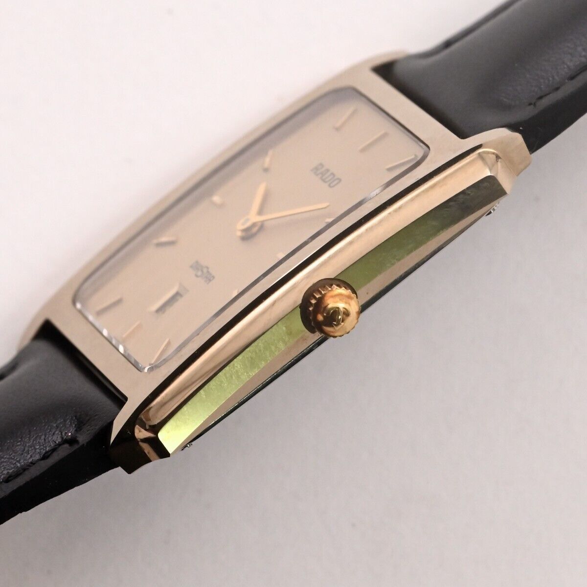 RADO】ラドー DIASTAR - Ref.160.0394.3 25mm Tank Shape gold tone
