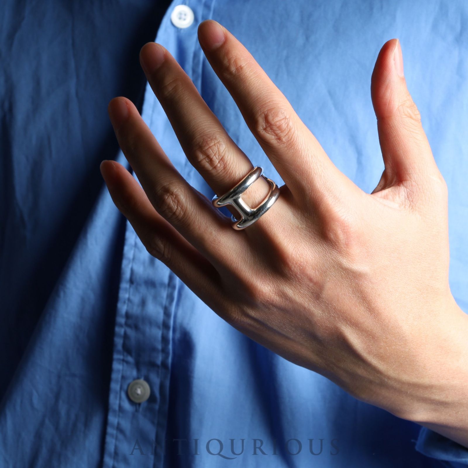 エルメス リング オスモズ GM SV925 #57 箱 24年刻 - メルカリ