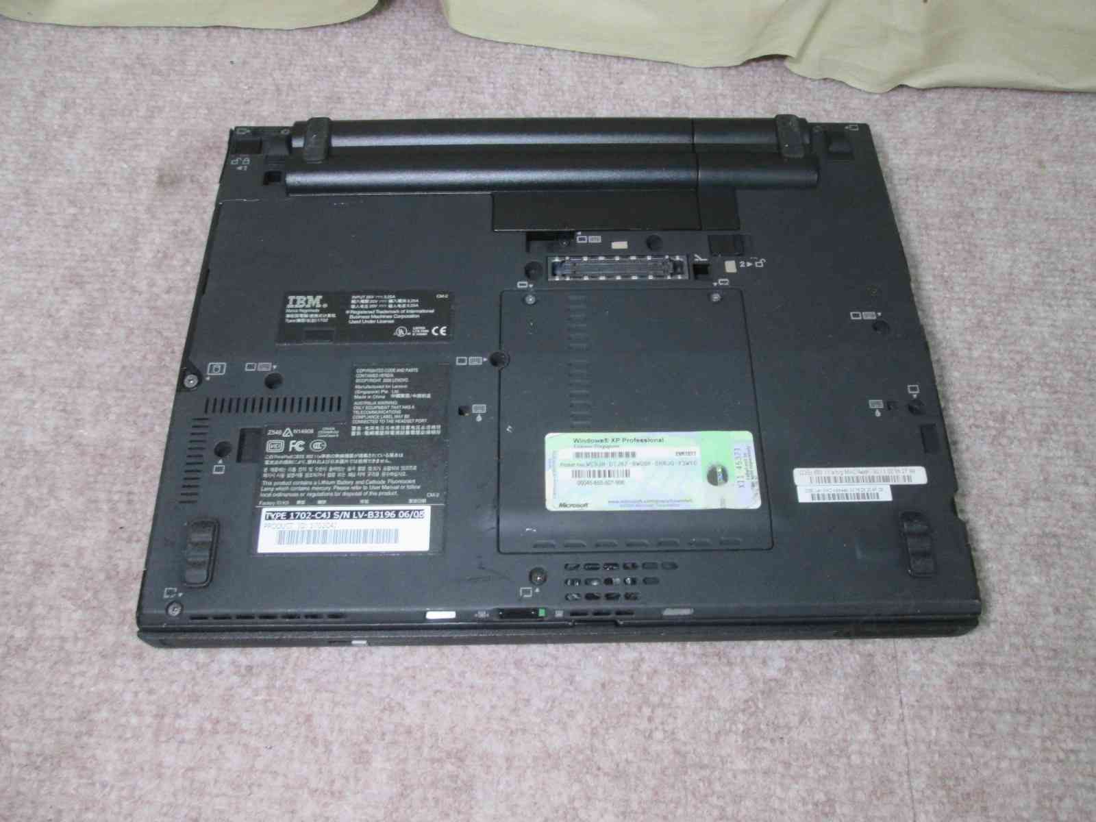 ThinkPad X60s WindowsXP ノートパソコン Lenovo ThinkPad X60s 【WindowsXP世代のPC】 ジャンクPC 送料