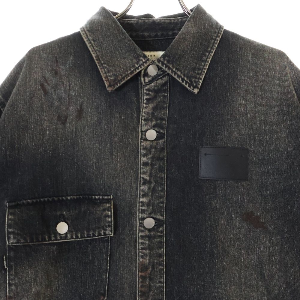 supreme 24aw ブラックデニムジャケット ダメージ加工 美品 SUPREME シュプリーム 24AW DISTRESSED SELVEDGE TRUCKER