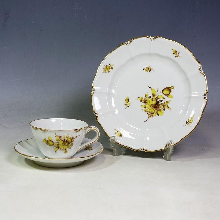 ニンフェンブルク 節約 Nymphenburg イエローローズ カップ＆ソーサー