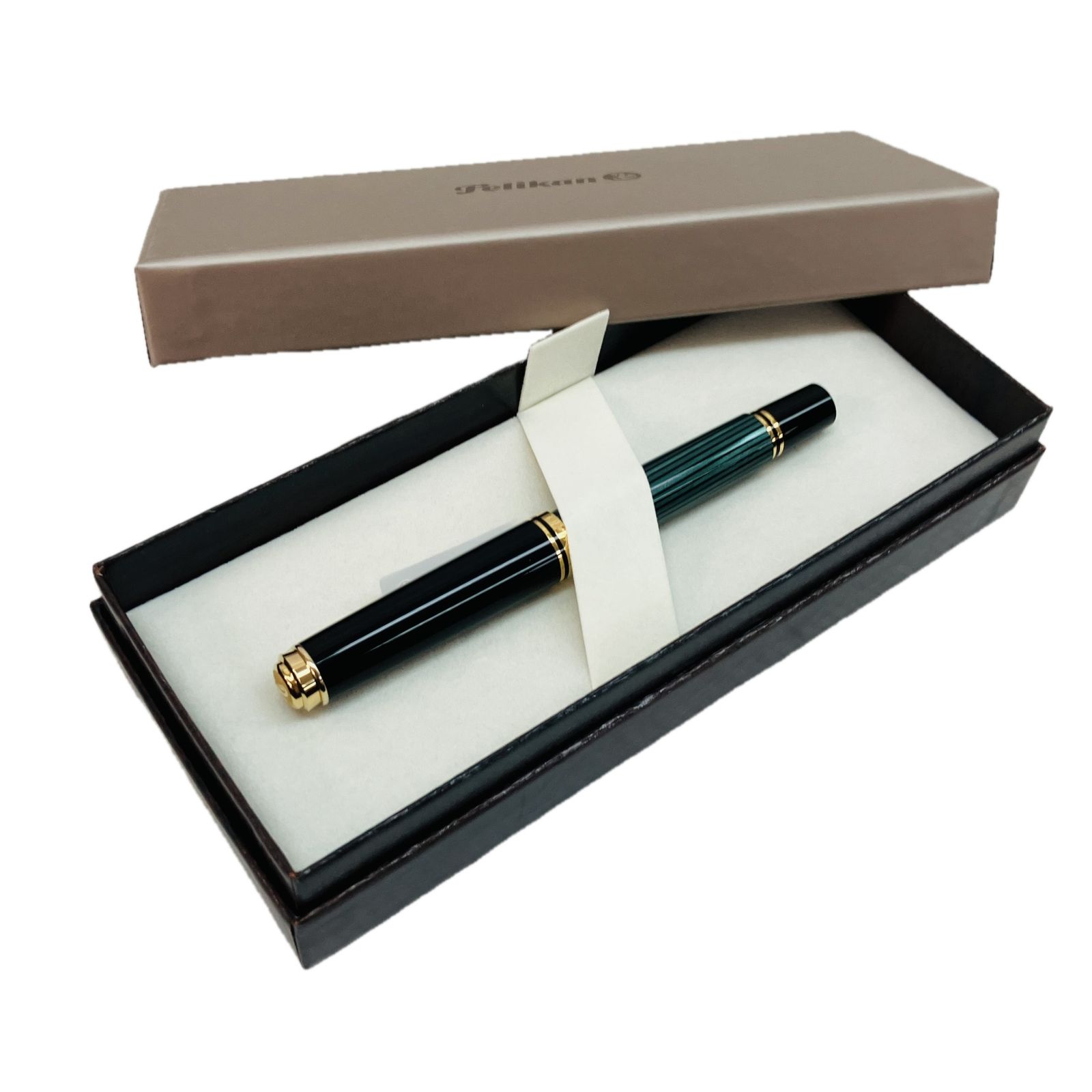 Pelikan M600 Green Stripe 万年筆 グリーン ストライプ ペリカン 開封済み ♥ C10501392