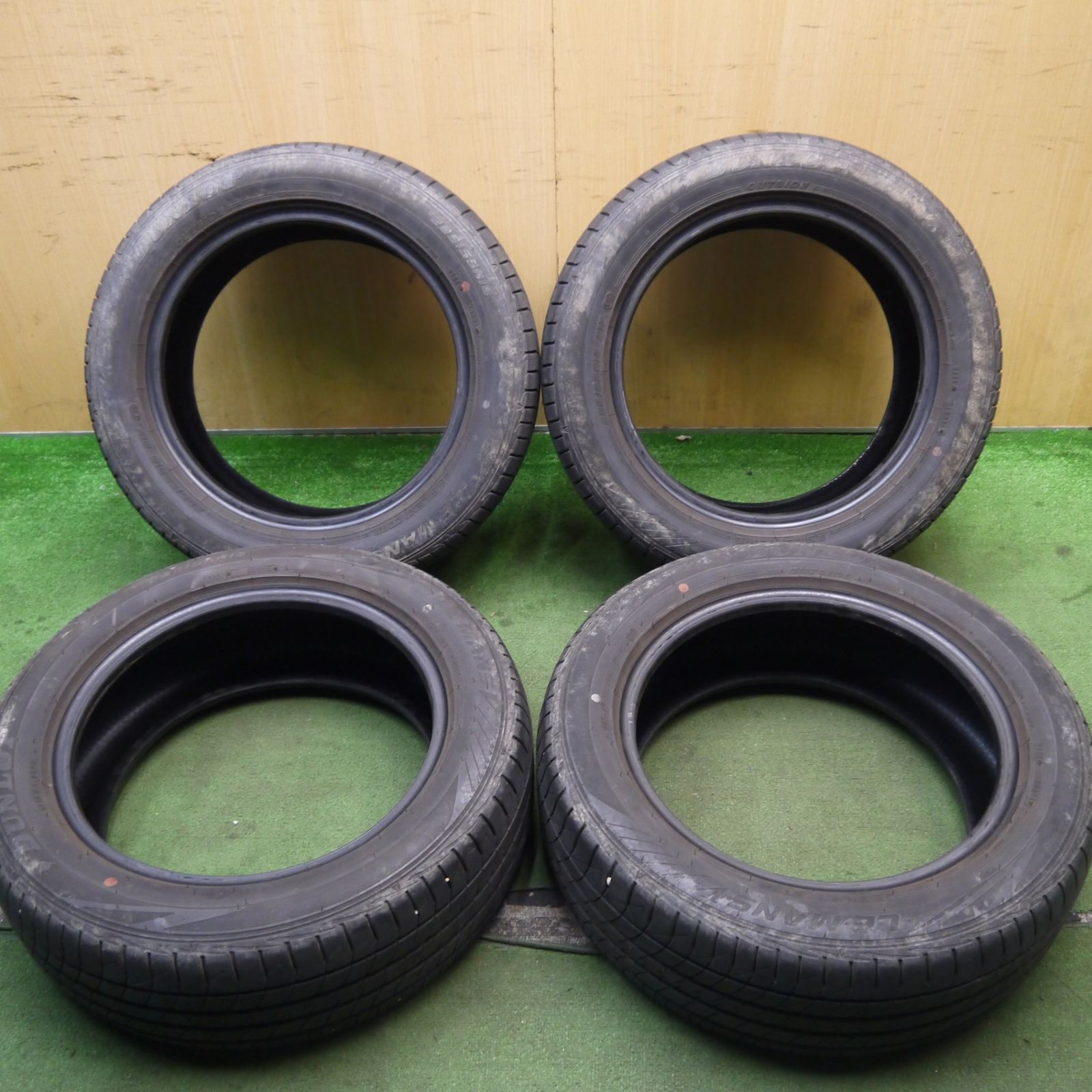 バリ溝 21年 9.5分 205 55R16 ダンロップ LE MANS V ルマン5 タイヤ 16インチ インプレッサ 86 BRZ ヴォクシー ノア 等 5090909Hノタ