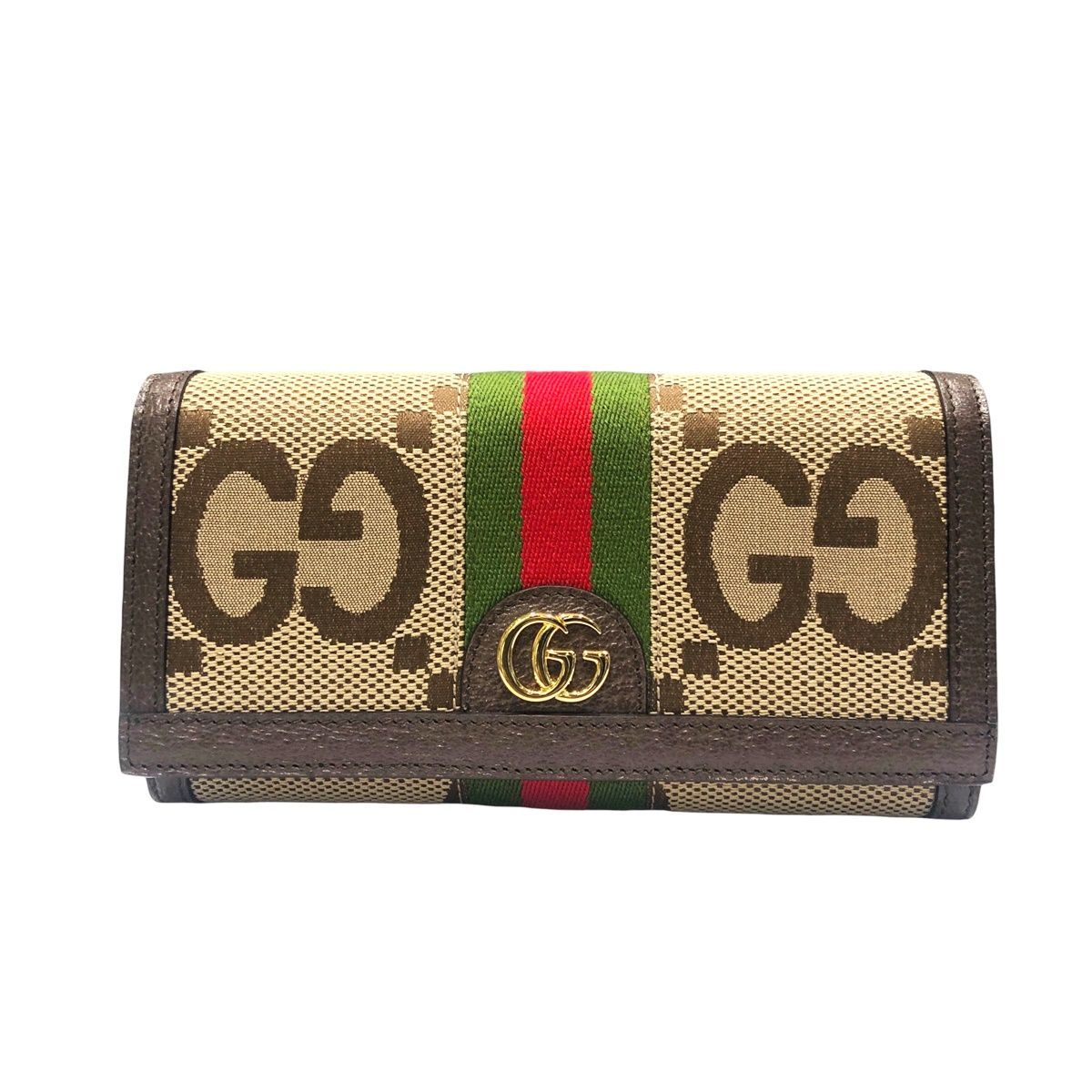 中古】 GUCCI グッチ 523153 オフィディア・ジャンボGG コンチネンタル 
