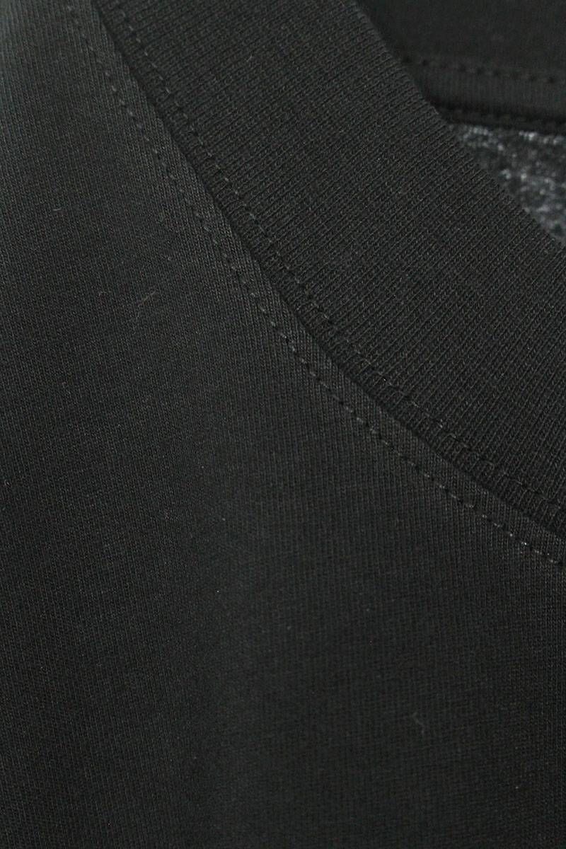 ヴェトモン  23AW  UE54TR280B BLACK X-LARGE刺繍Tシャツ  メンズ M