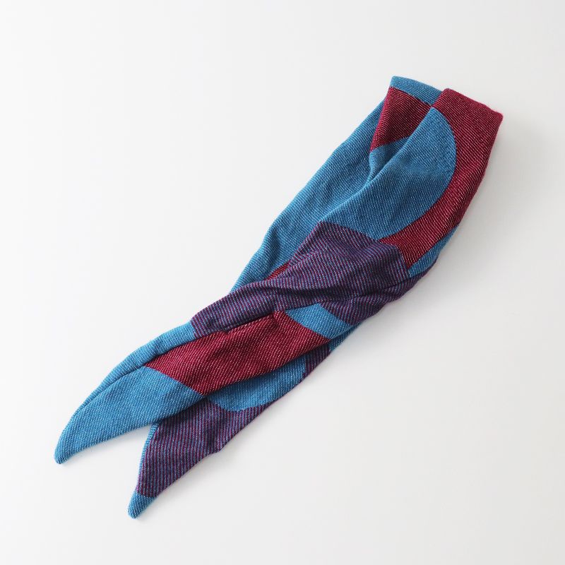 タマキニイメ 玉木新雌 tamaki niime ウール あたまき むすび /ブルー