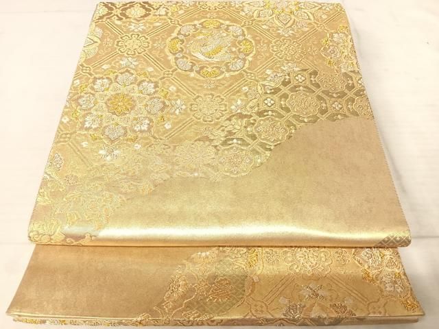 平和屋着物◎六通柄袋帯 銘匠錦 菱匠倉道長文