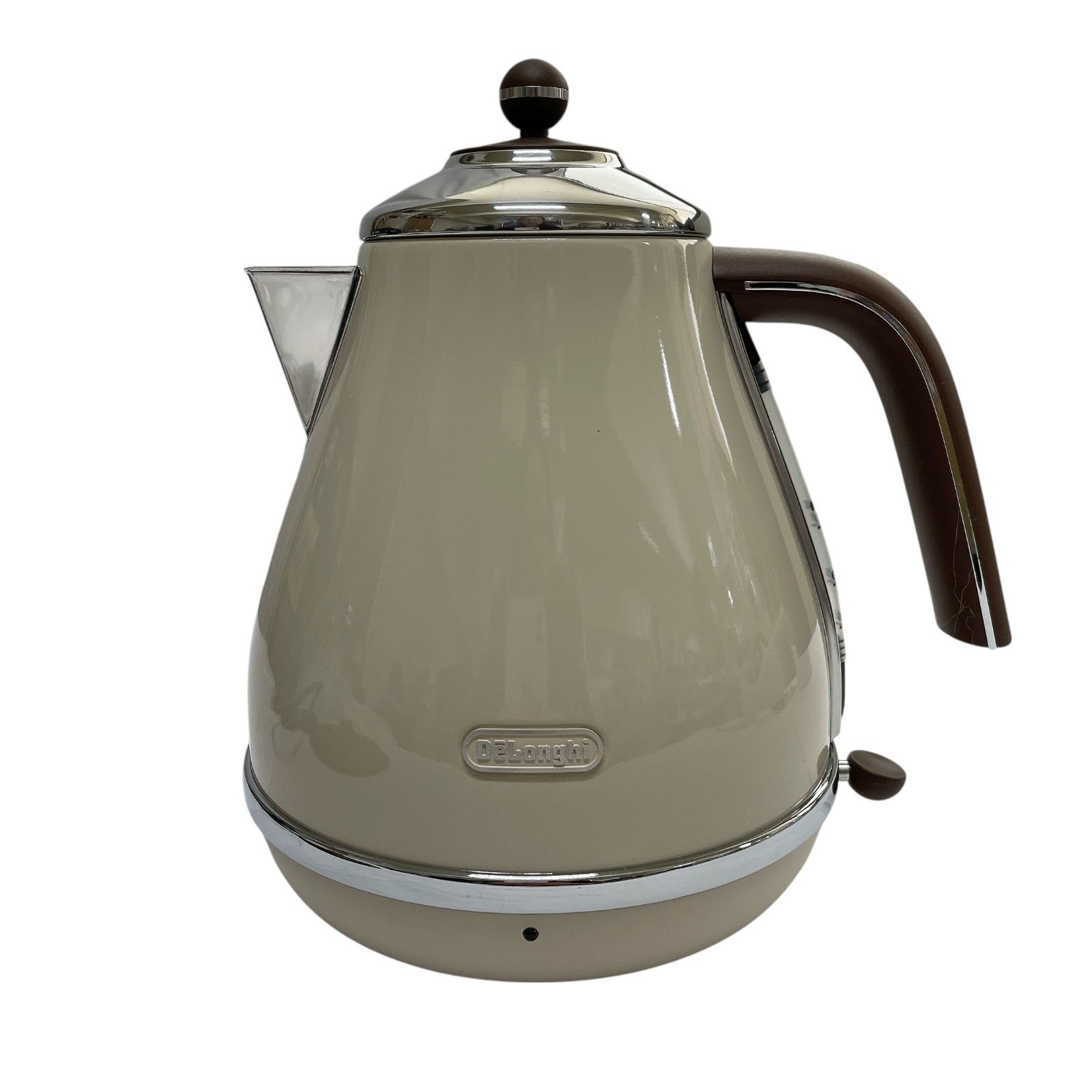 WJ25 De Longhi デロンギ 電気ケトル アイコナ ヴィンテージ KBOV1200J-BG 1L 広口 おしゃれ 自動電源オフ機能 空だき防止機能