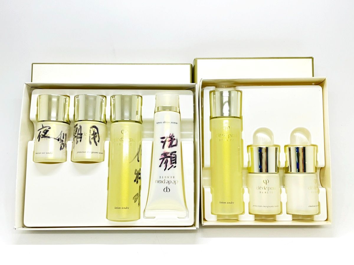クレ ド ポーボーテ Clé de Peau Beauté スキンケア ムースヴィサージュタンドルS 洗顔 30g ローションタンドルS 40ml×2 化粧水 プロテクションエネルジサントタンドル 15ml×2 エマルションソワールタンドル 乳液 15ml×2