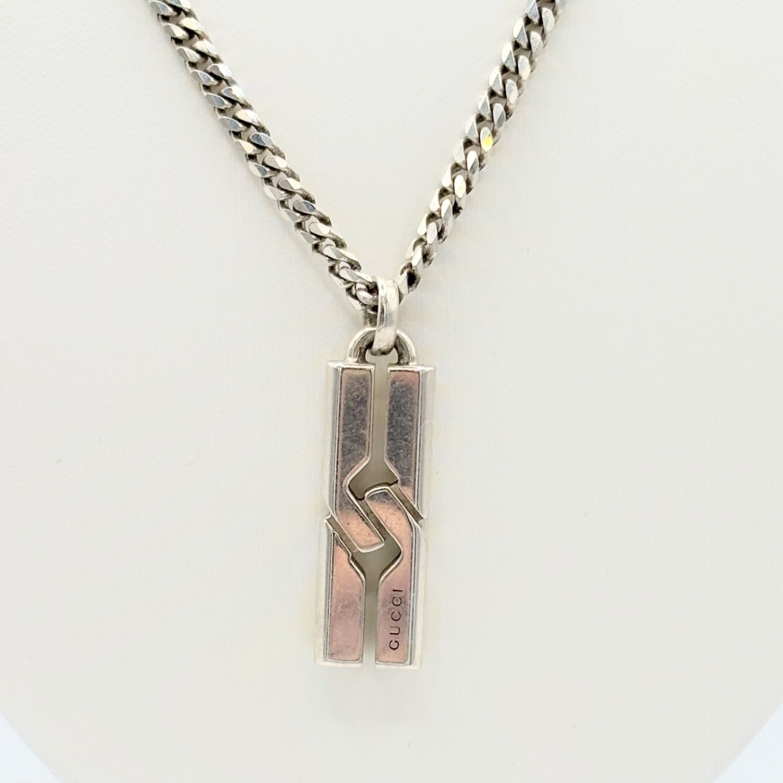 【極美品✨】GUCCI ネックレス ノット インフィニティ 喜平 シルバー GUCCI グッチ ネックレス ノット インフィニティ シルバー 925