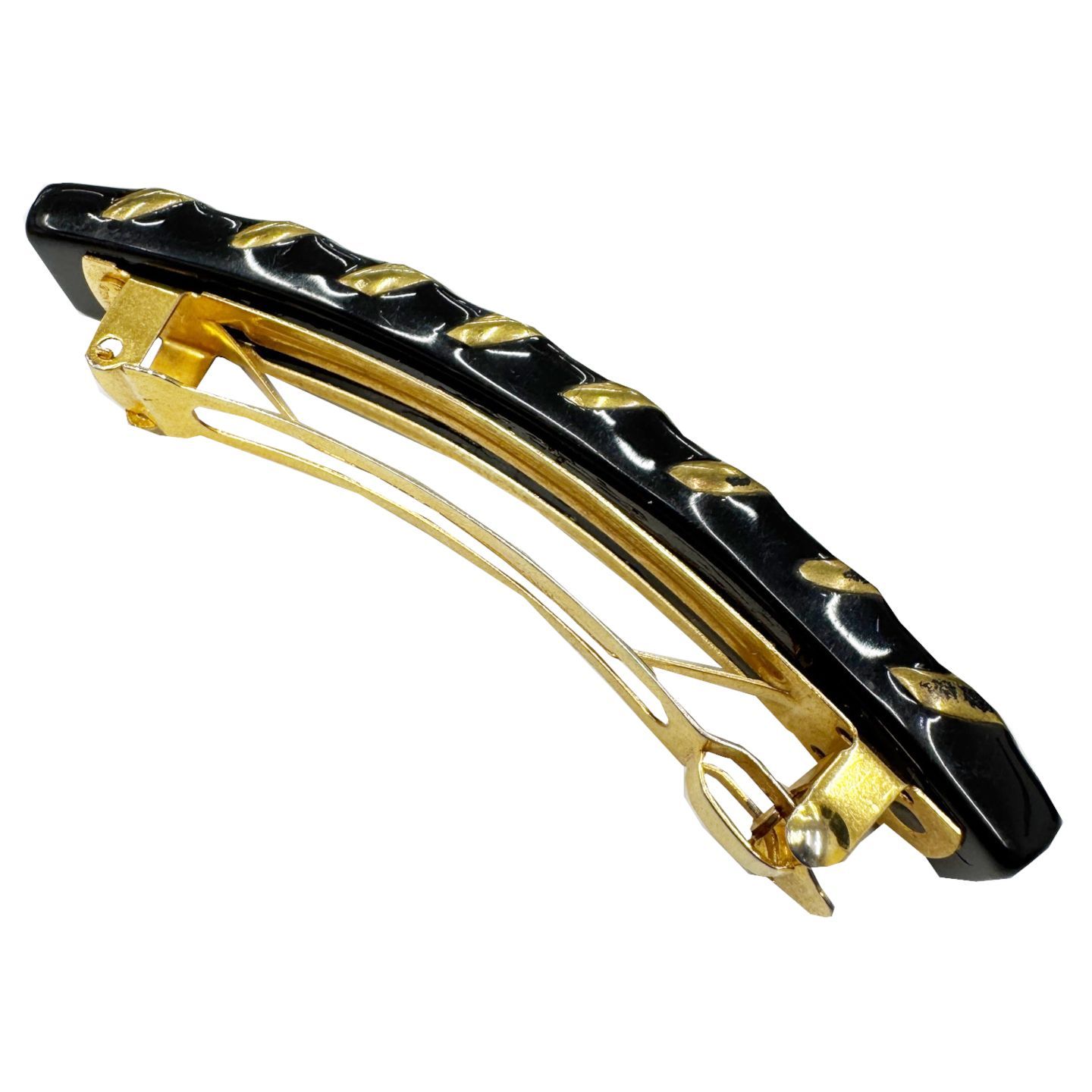 中古】CHANEL シャネル バレッタ チェーンモチーフ 髪飾り ヘア