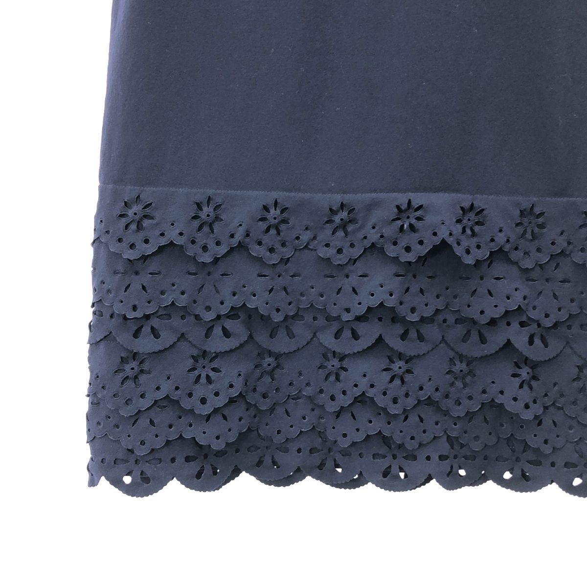 COMME des GARCONS COMME des GARCONS / コムコム | 2012SS | ポリエステル 製品加工 フリル ノースリーブ トップス | S | ネイビー | レディース COMME des GARCONS COMME des GARCONS - COMME des GARCONS COMME des