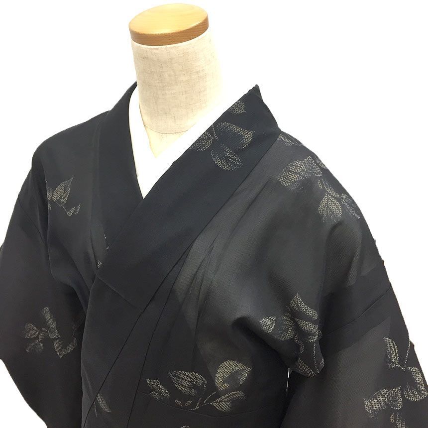 京やI551 正絹 夏着物 夏大島 夏の大島紬 紗 夏紬 紗紬 【本場大島紬