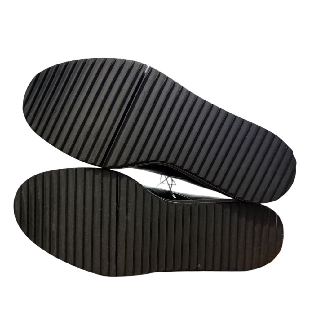  クレジュリー レザー レースアップ プラットフォームシューズ 37 24 cm ブラック レディース 古着 その他 靴