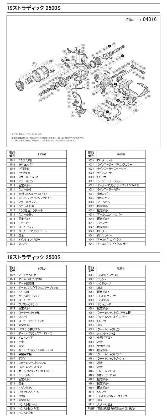 数量限定】純正パーツ 19 ストラディック 2500S スプール組 パートNo