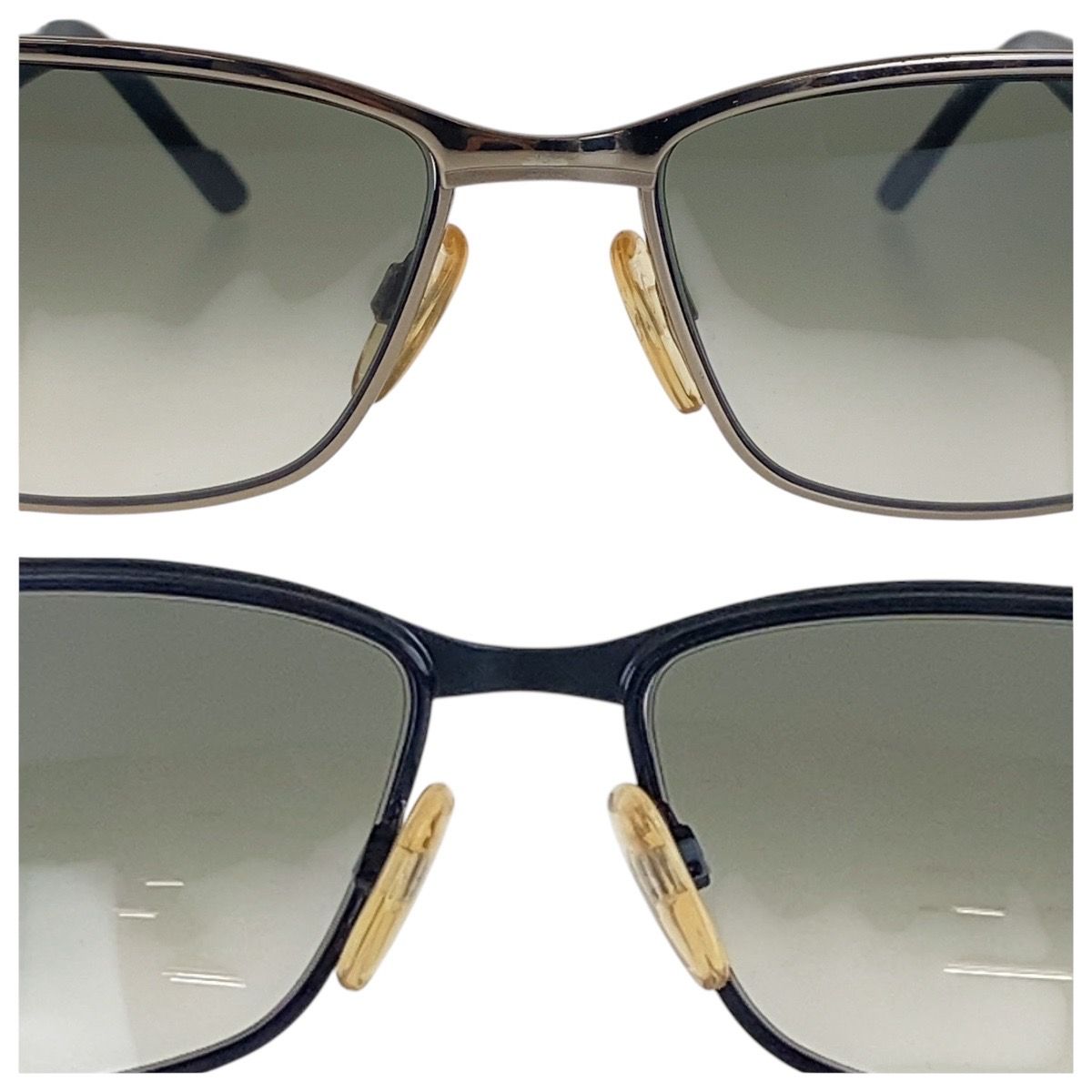 CAZAL カザール ブラック 黒 シルバー金具 メタル/プラスチック 59□17  