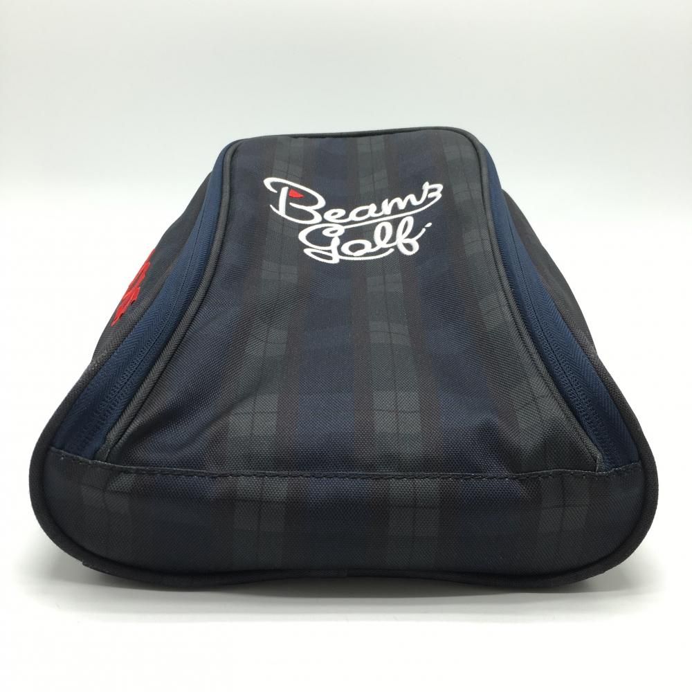 BEAMS GOLF クラブケース、 ネイビー・グリーンチェック BEAMS GOLF クラブケース、 ネイビー・グリーンチェック