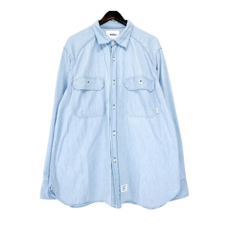 24AW WTAPS CB / LS / COTTON. CHAMBRAY 2 WTAPS ダブルタップス 24AW WTAPS CB / LS / COTTON. CHAMBRAY 2 WTAPS ダブルタップス
