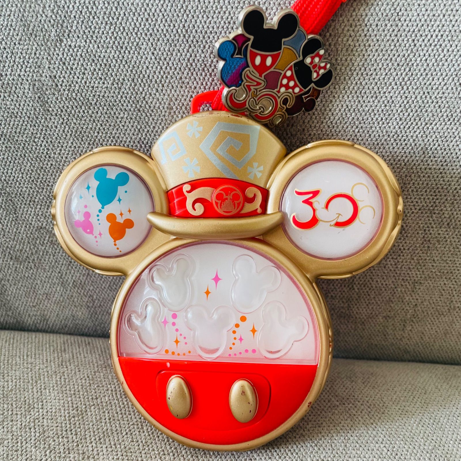 ディズニーランド　30周年記念キーホルダー　箱入り　ミッキー ディズニーランド30周年記念キーホルダー箱入りミッキー