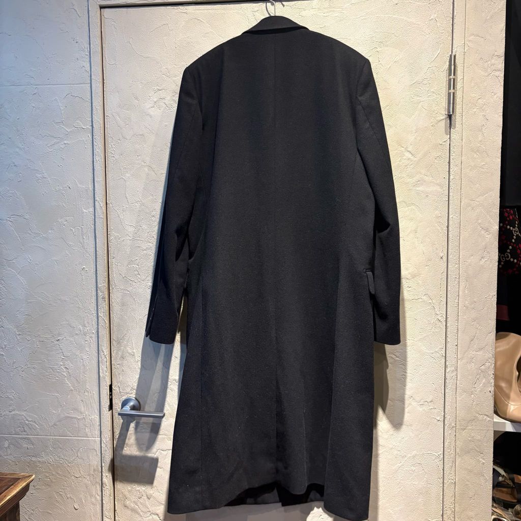 JOHN LAWRENCE SULLIVAN ジョンローレンスサリバン 18AW WOOL COAT ウールコート18006‘16‐08 ブラック size 38 代官山A09