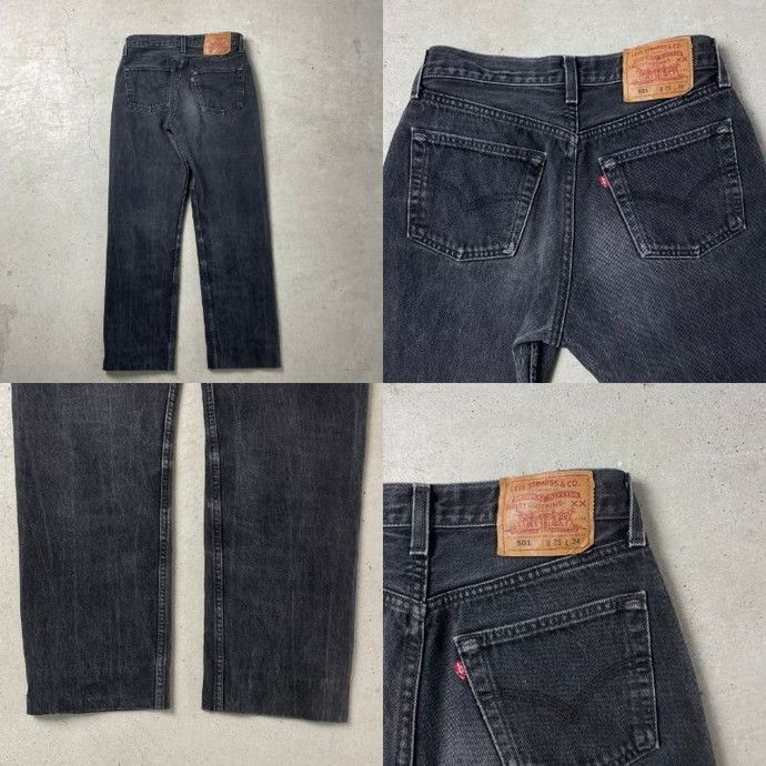 90年代 USA製 Levi's リーバイス 501 0660 ブラックデニムパンツ