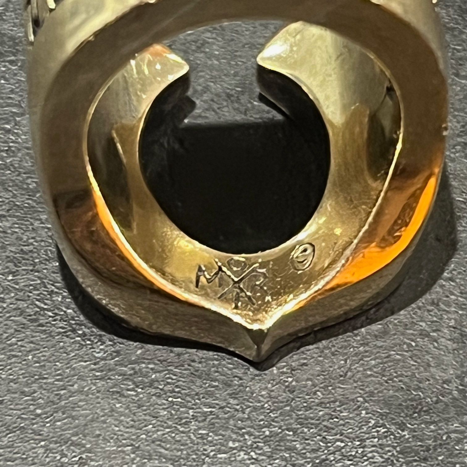 TENDERLOIN ホースシューリング 8K ゴールド ダイヤモンド 指輪