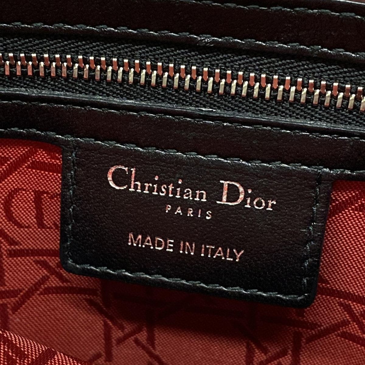 Dior 黒 ハンドバッグ 保存袋付き DIOR/ChristianDior(ディオール/クリスチャンディオール