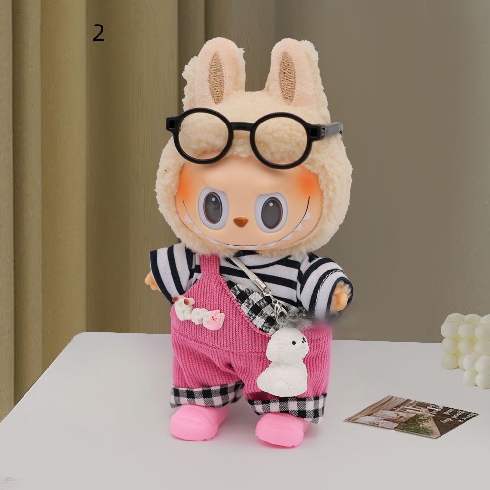 POPMART LABUBU ラブブ ぬいぐるみ服 ぬい服 着せ替え4色選択