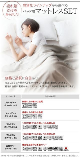 ワイドレザーフロアベッド