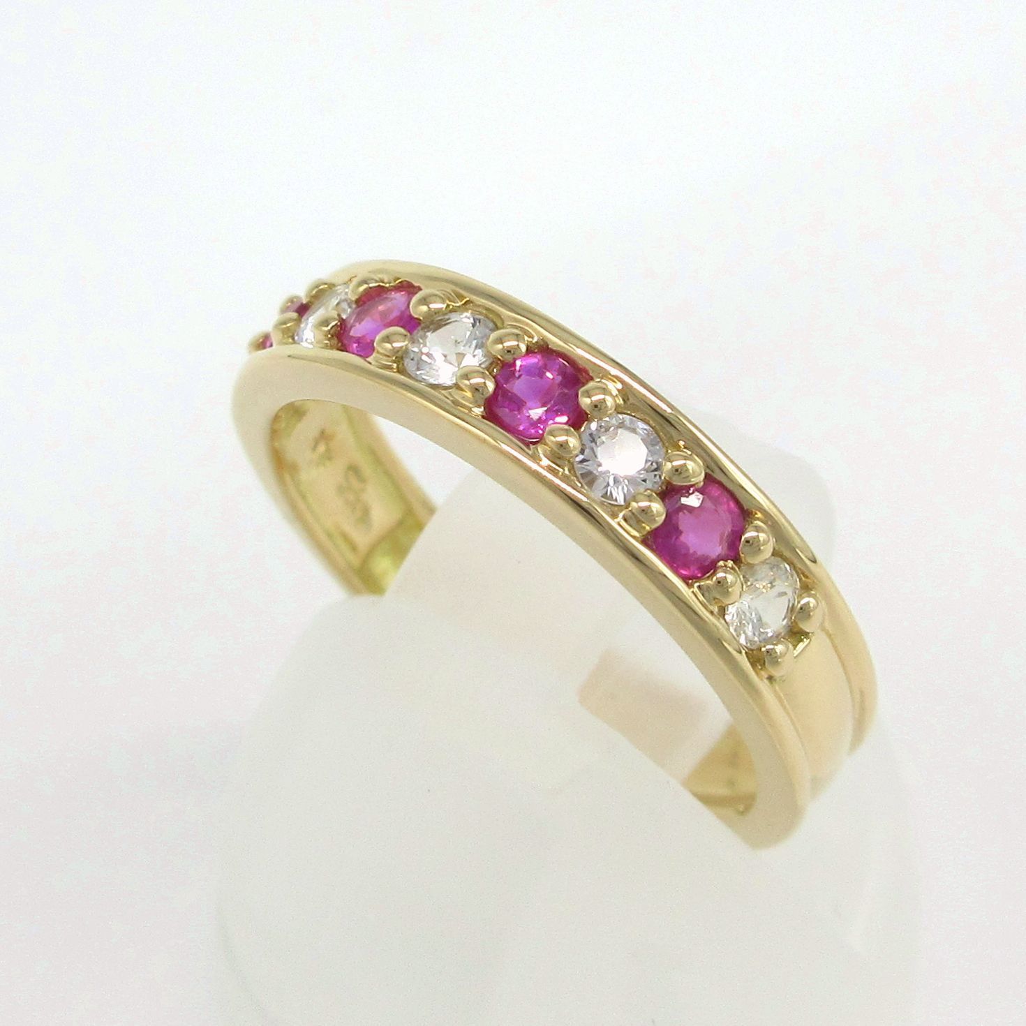 スタージュエリー K18 ハーフエタニティリング STAR JEWELRY