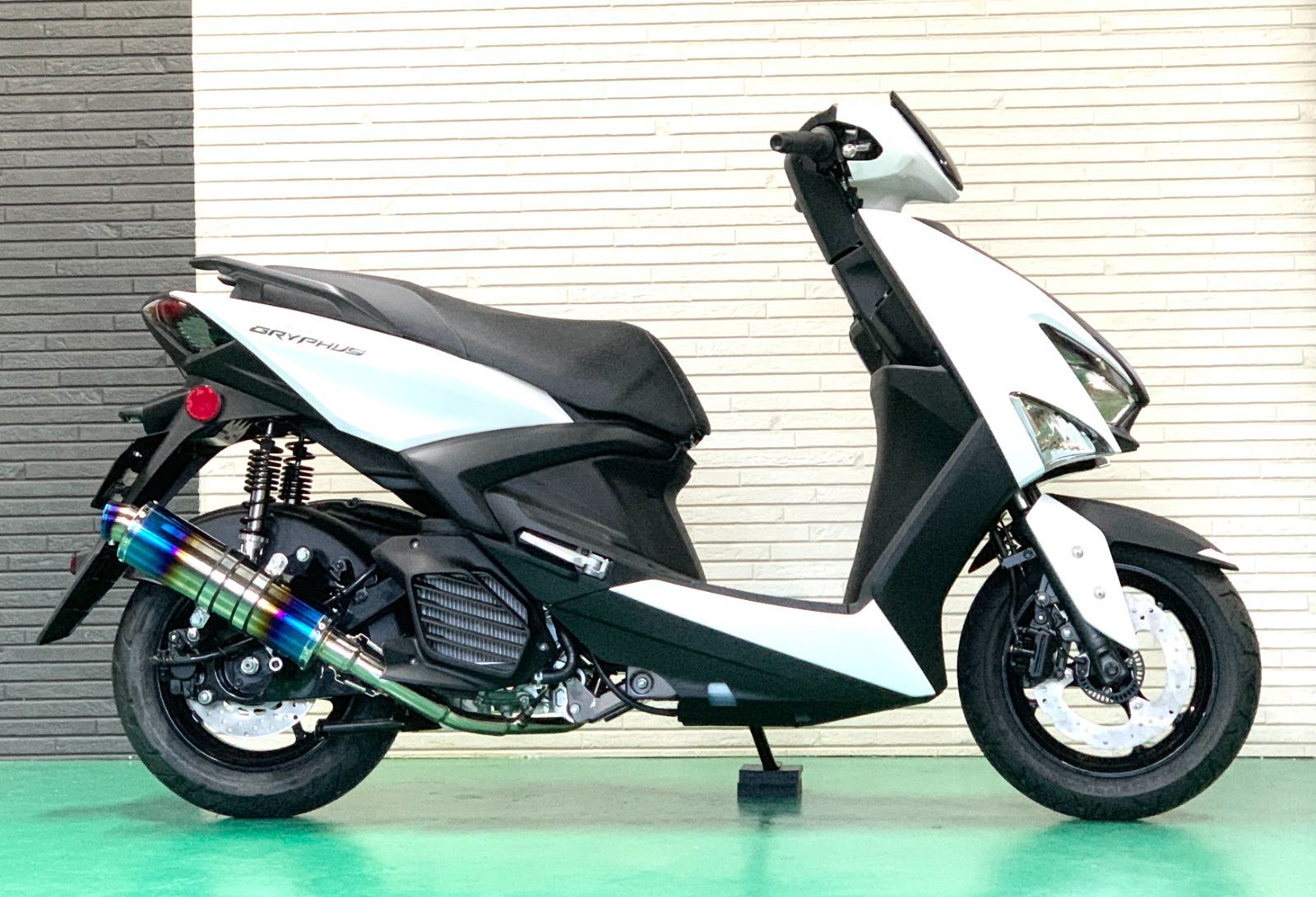 シグナス グリファス ( SEJ4J ) ステンレス ブルー マフラー