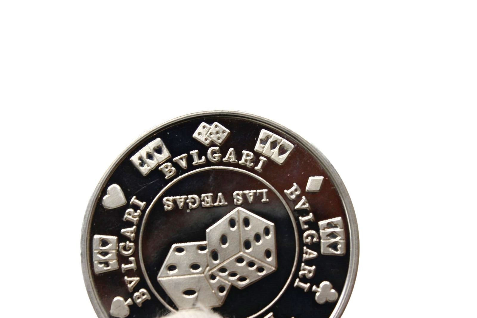 ブルガリ コイン メダル ラスベガス カジノ ルーレット サイコロ ダイス シルバー金具