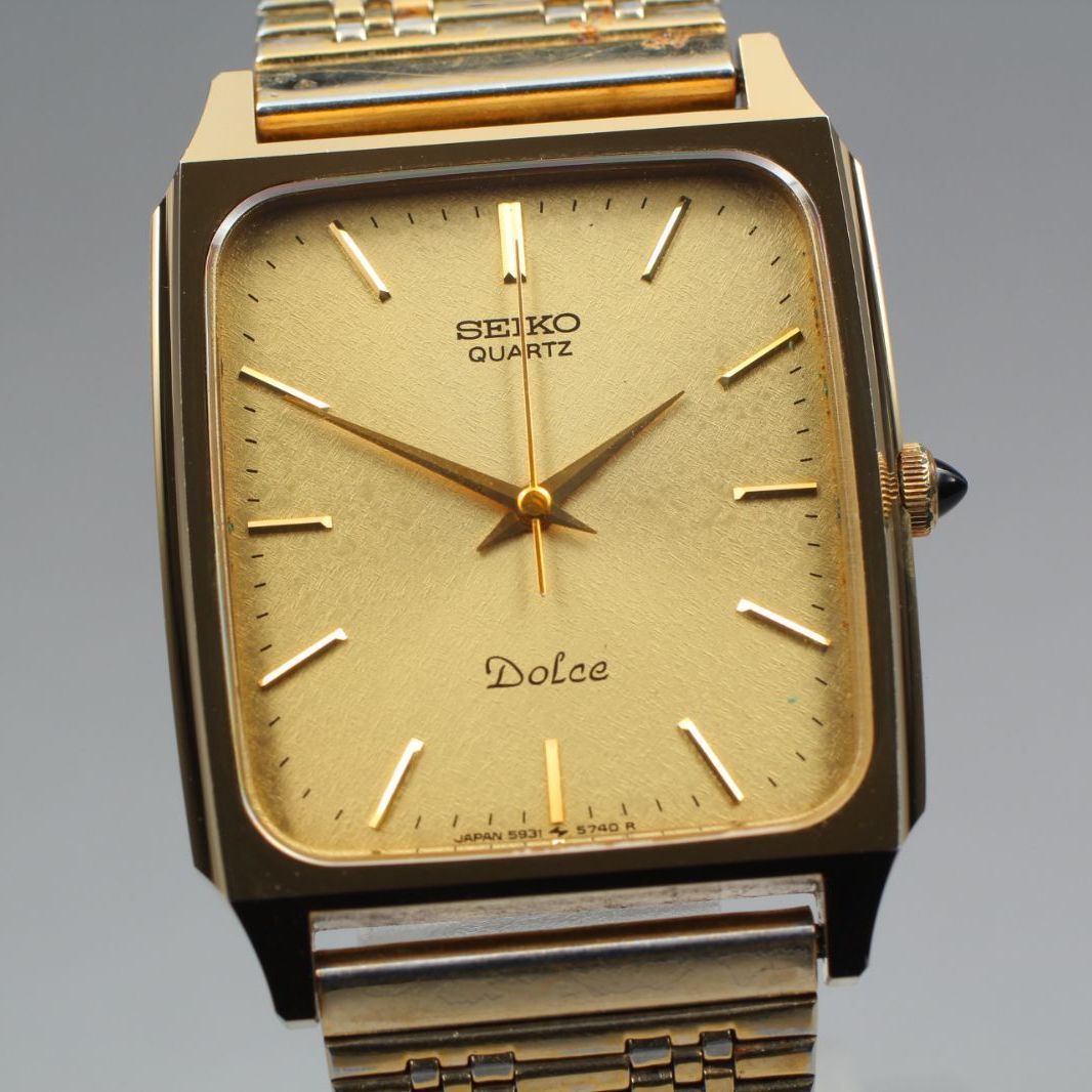21【美品】SEIKO Dolce 5931-5550 セイコー ドルチェ ビンテージ