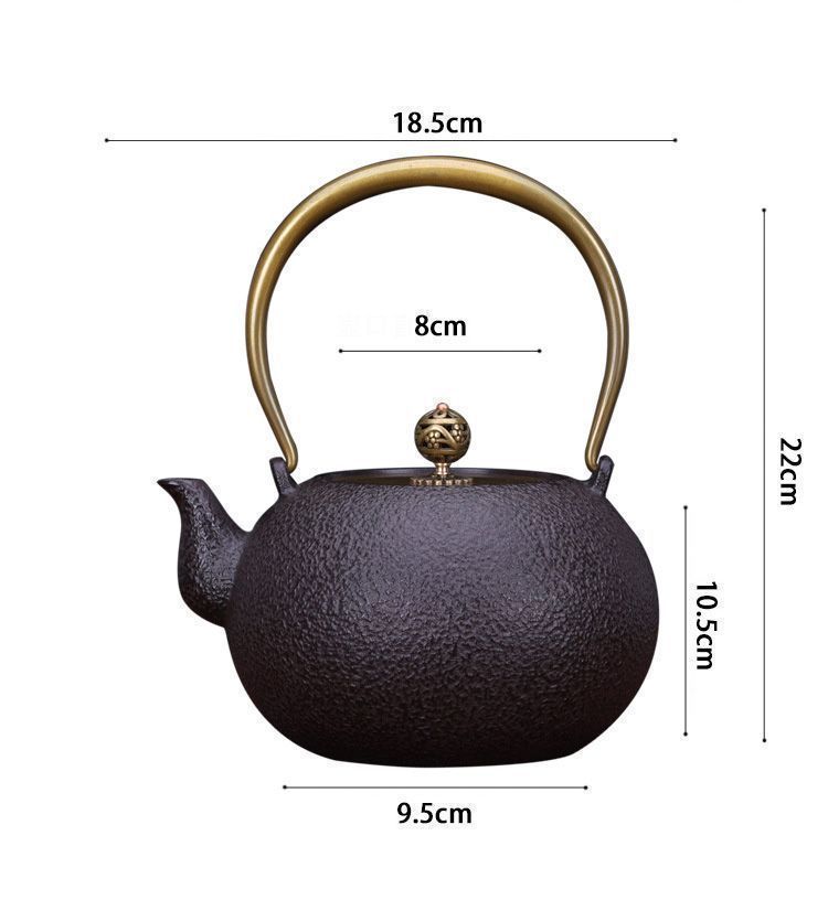 茶こし付き 未塗装鉄器