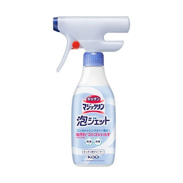 (まとめ）花王 キッチンマジックリン 泡ジェット本体 370ml 1本【×10セット】 6,789円