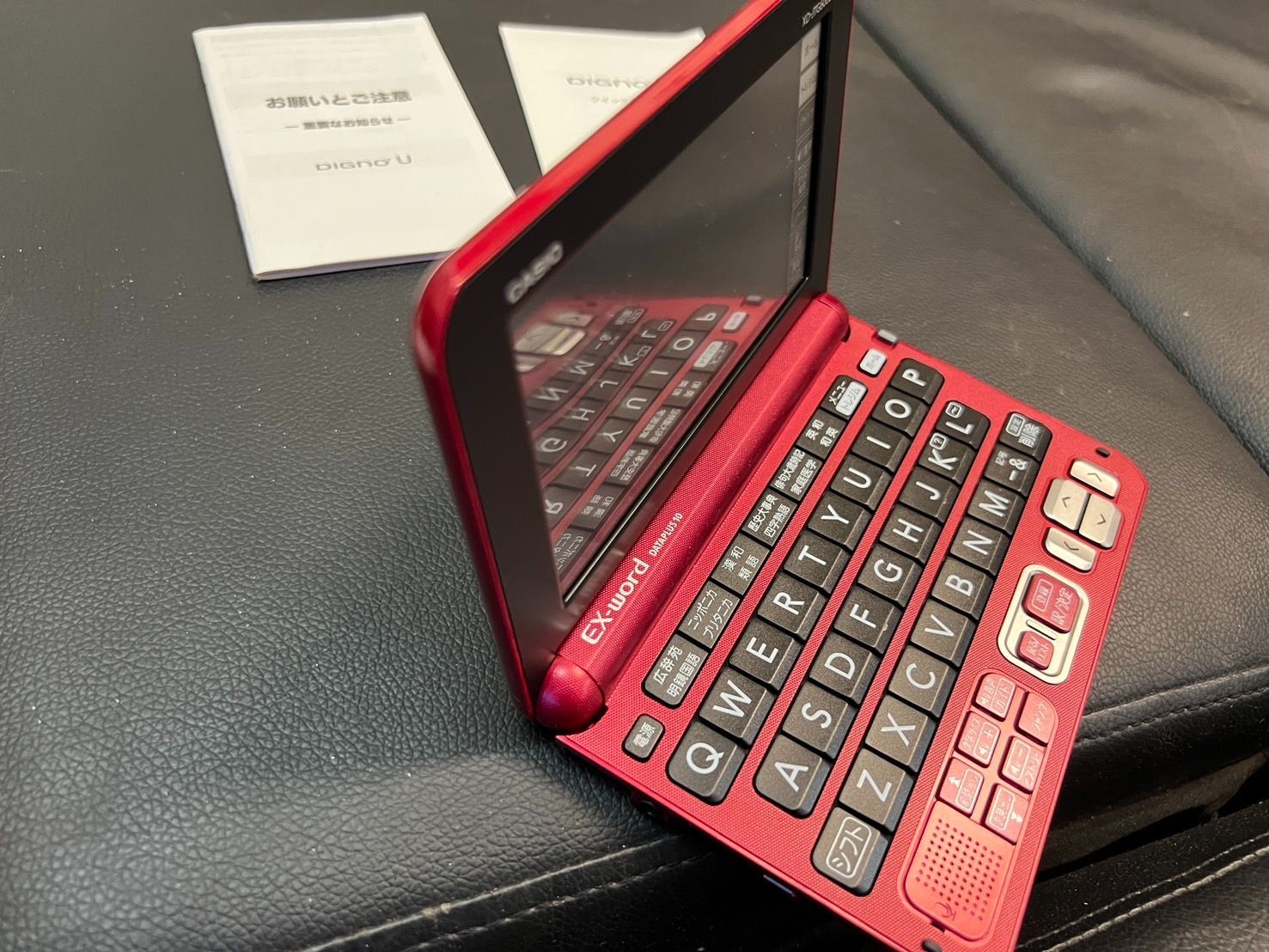 値下げしました。CASIO EX-word    XD-JTG6000-RD おそらく未使用】CASIO 電子辞書 EX-word XD-JTG6000RD レッド