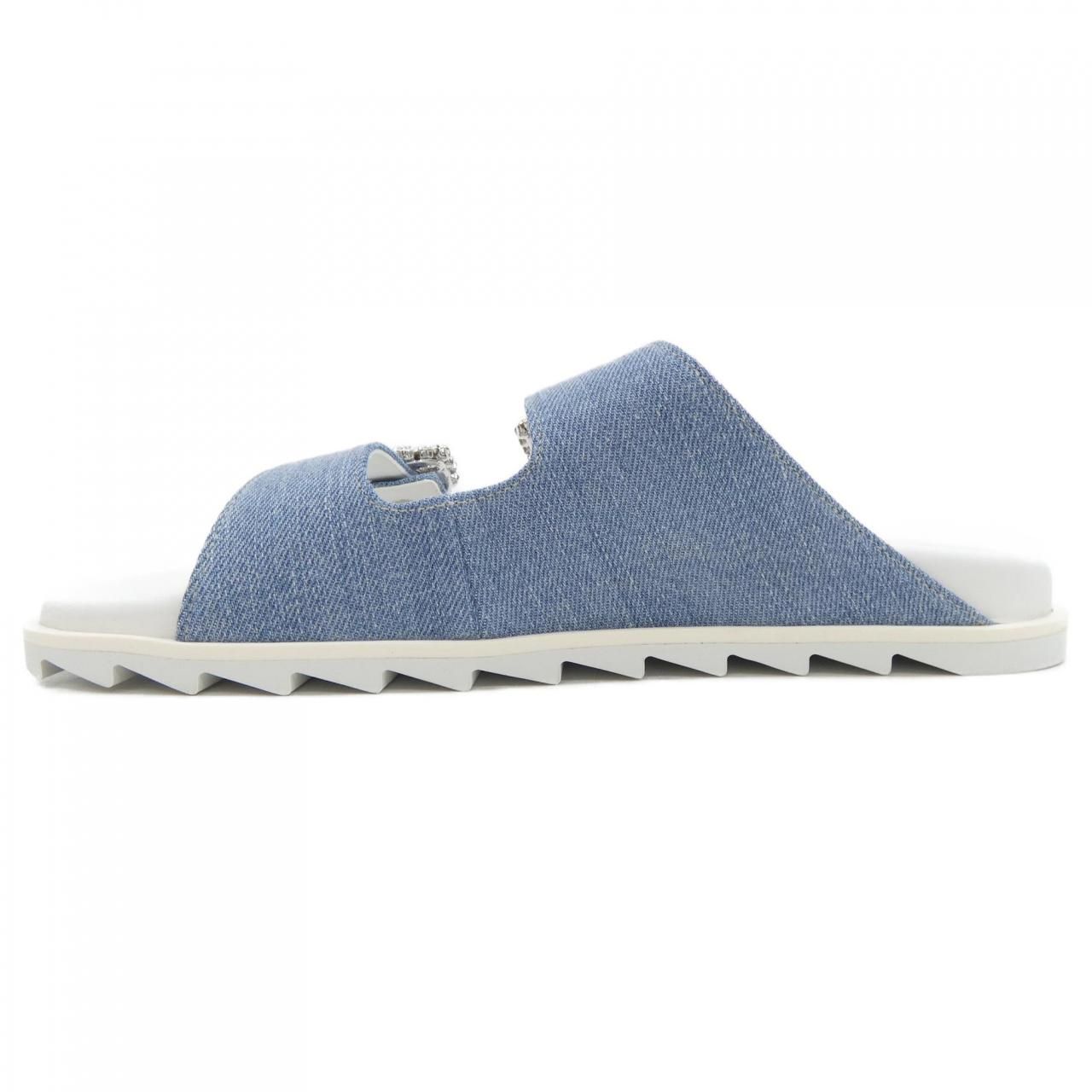 【ROGER VIVIER】ラメ素材 刺繍入り サンダル＊関税/送料込み 楽天市場】レザーサンダル / WOVEN (ウーヴン) タッセル付