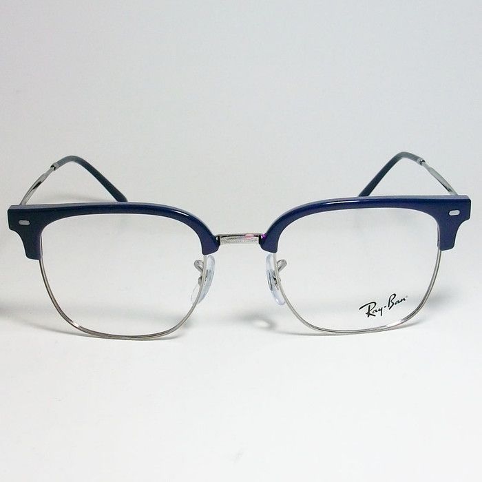 RayBan レイバン 眼鏡 メガネ フレーム サングラス ニュークラブマスター RB7216F-2000-53 RX7216F-2000-53 度付可 ブラック シルバー