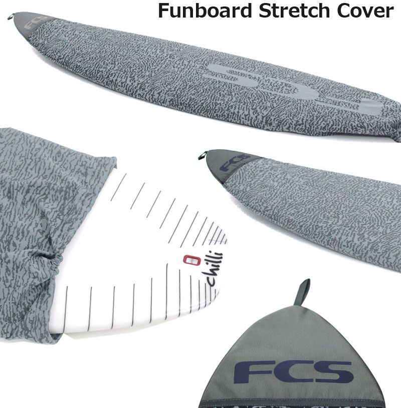 FCS ストレッチカバー STRETCH COVER FUNBOARD 6'0 / エフシーエス サーフボード サーフィン ショート ニットケース